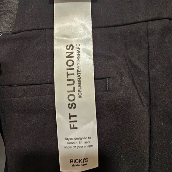 Ricki's black dress pants size 12S - Picture 5 of 9